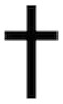 Kreuz schlank, klein, ca. 1,9cm hoch