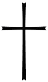 Kreuz schlank, groß, ca. 6,2cm hoch